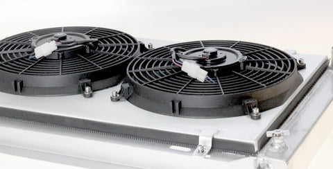 Twin Slim Fan and Aluminum Radiator Shroud kit for Ford/Lincoln/Mercury 2.3L Engines
