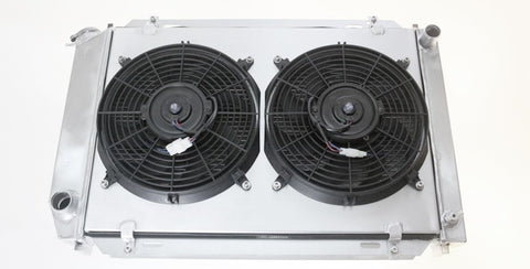 Twin Slim Fan and Aluminum Radiator Shroud kit for Ford/Lincoln/Mercury 5.0L Engines