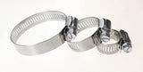 Stainless Steel Worm Clamps set of 4