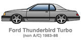 Aluminum Radiator Kit for Ford/Mercury Turbocharged 2.3L